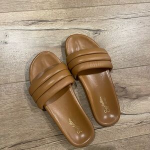 Seychelles Women's Brown Slide Sandals